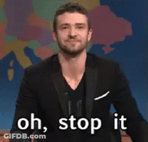 Oh Stop It Justin Timberlake GIF