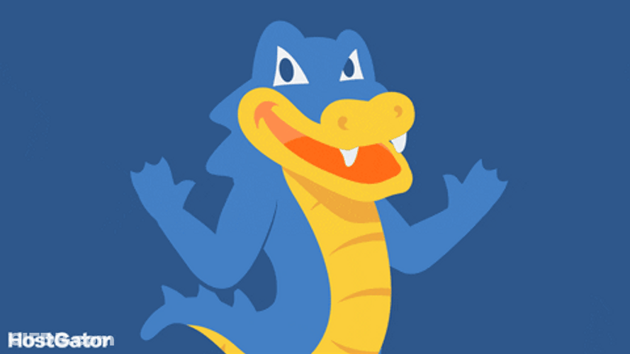 Oh Stop It You Animated Blue Crocodile GIF