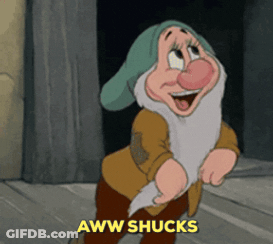 Oh Stop It You Bashful From Snow White GIF