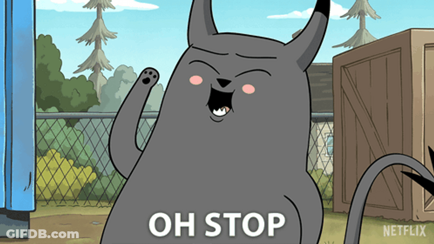 Oh Stop It You Devilcat GIF