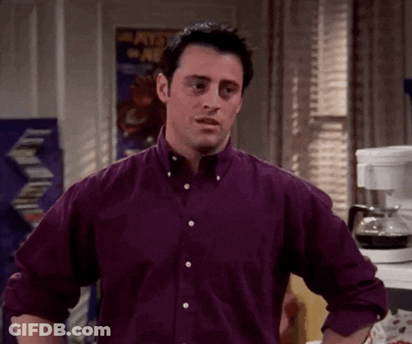 Oh Stop It You Friends Joey Tribbiani GIF