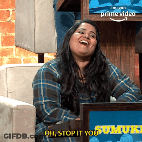 Oh Stop It You Sumukhi Suresh GIF