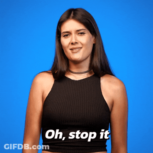 Oh Stop It You Woman In Crop Top GIF