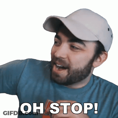 Oh Stop You Matt Cairns GIF