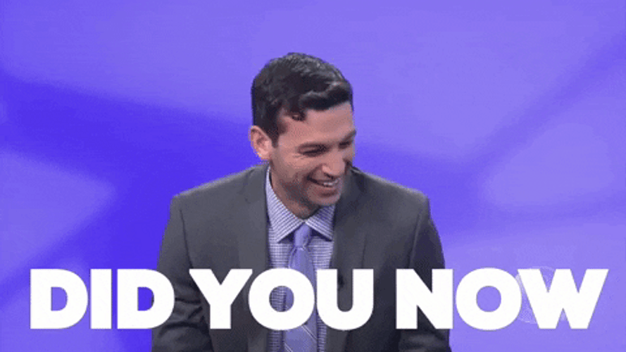 Oh Sure Did You Know GIF