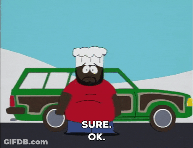 Oh Sure Ok Chef South Park GIF