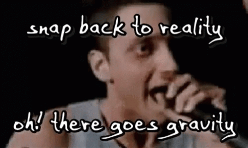 Oh There Goes Gravity Eminem GIF