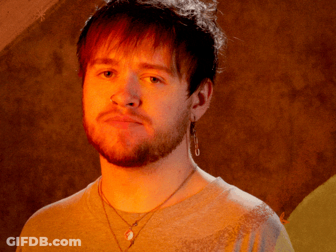Oh Well Bearface Shrugging GIF