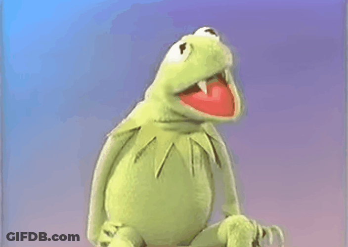 Oh Well Man With Kermit GIF
