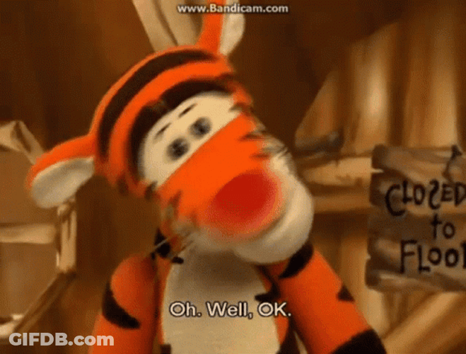 Oh Well Tigger GIF