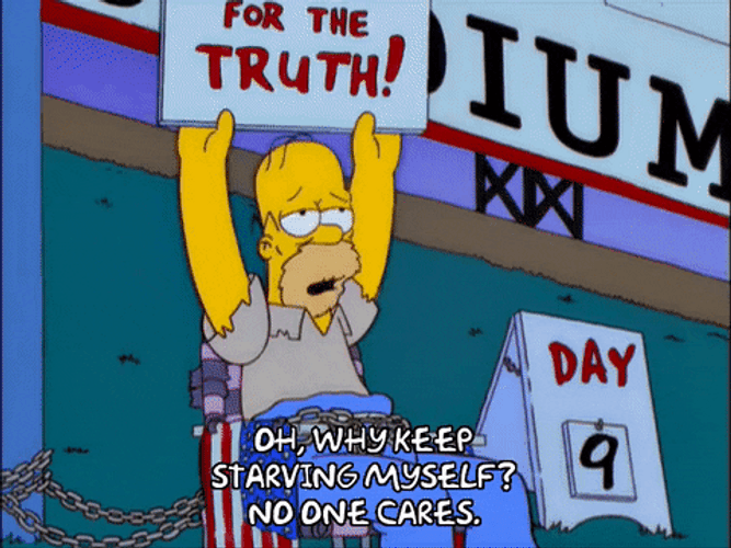 Oh Why Keep Starving Myself No One Cares GIF