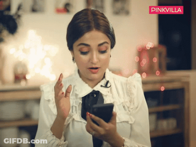 Oh Wow Woman On Phone GIF