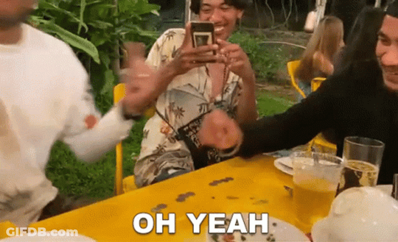 Oh Yeah Man Drinks GIF