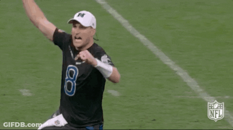 Oh Yeah Screaming Kirk Cousins GIF