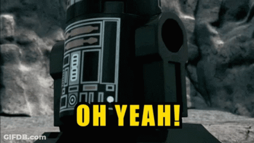 Oh Yeah Star Wars Lego GIF