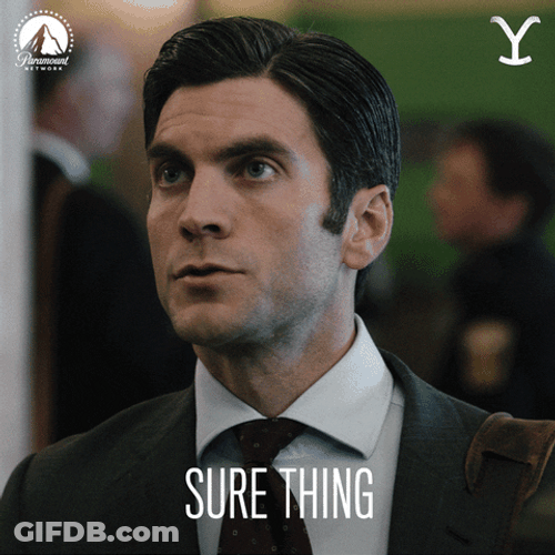 Oh Yeah Sure Thing GIF