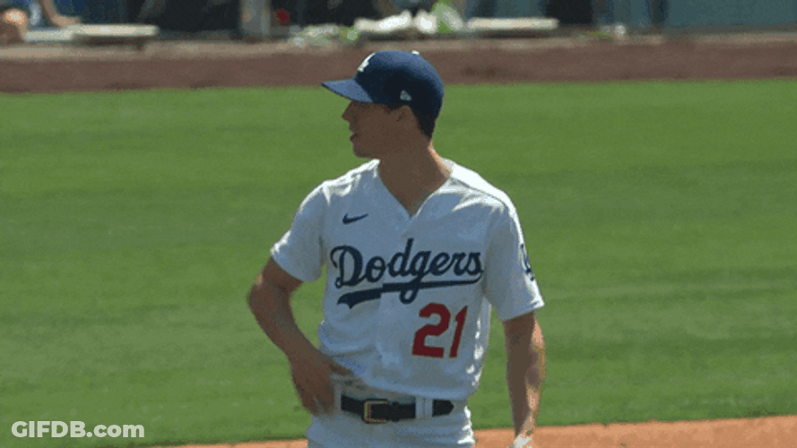 Oh Yeah Walker Buehler GIF