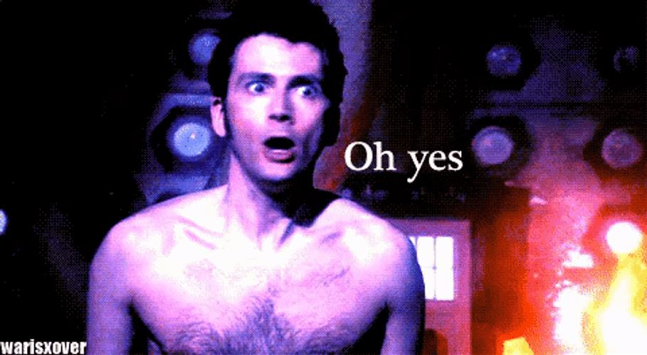 Oh Yes Hairy Chest Guy GIF