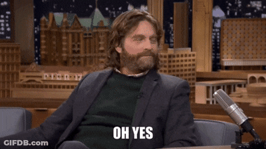 Oh Yes Interview Nod GIF