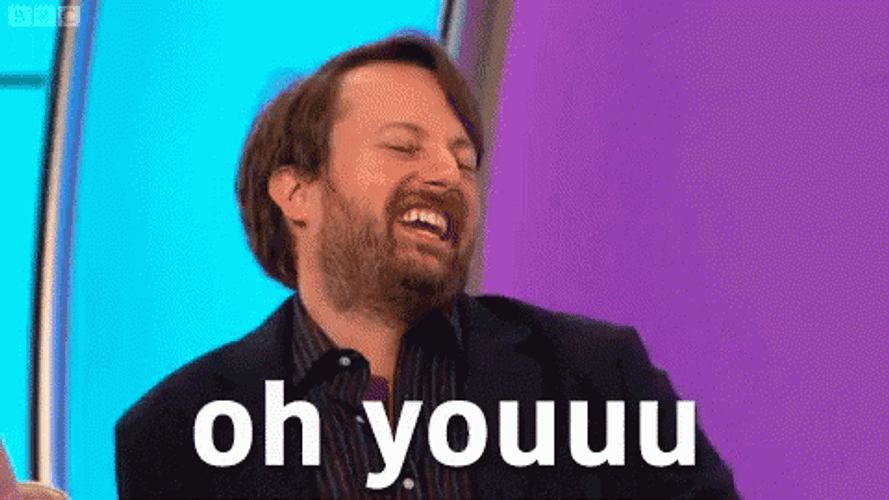 Oh You David Mitchell Shy Flattered GIF