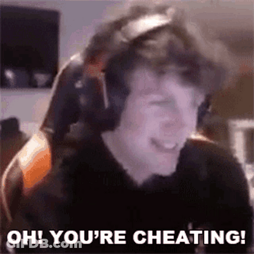 Oh You're Cheating GIF