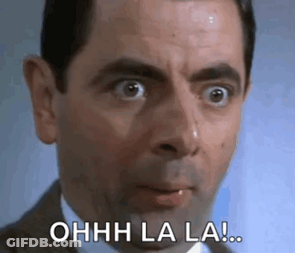 Ohh La Mr Bean GIF