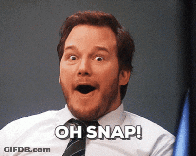 Ohh Snap Ah Chris Pratt GIF