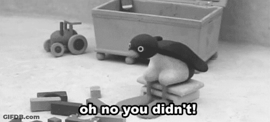 Ohhhh No You Didn't Pingu GIF