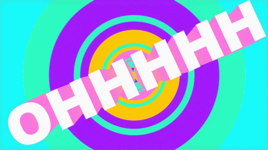 Ohhhh Spinning Letters Graphics Design Meme GIF