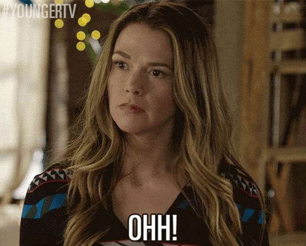 Ohhhh Surprised Sutton Foster Meme GIF