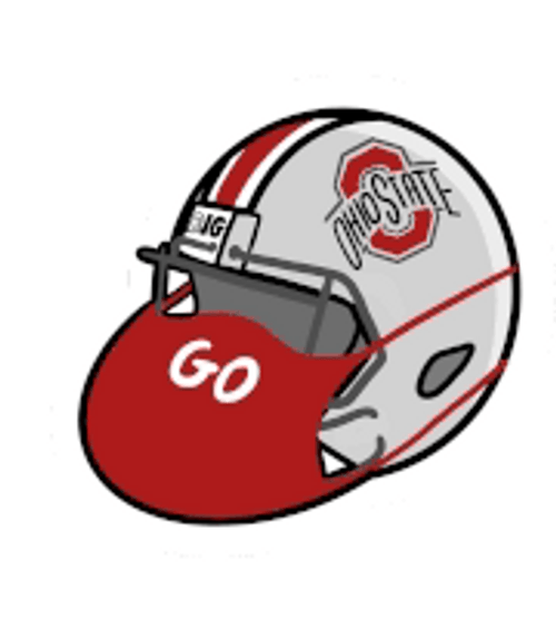 Ohio State Buckeyes Football Helmet Animated GIF