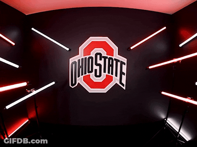 Ohio State Buckeyes Hello GIF