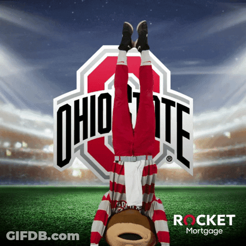 Ohio State Buckeyes Rocket GIF