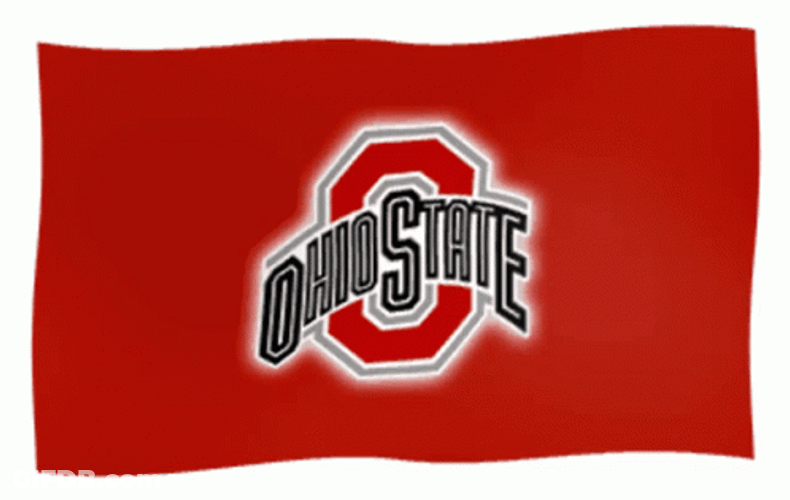 Ohio State Flag Waving GIF