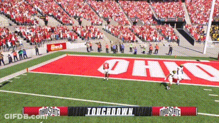 Ohio State Football Game On Field GIF