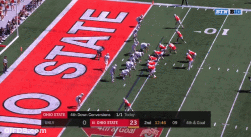 Ohio State Vs UNLV Football Game GIF
