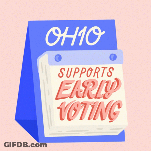 Ohio Voters Support Early Voting Voting GIF