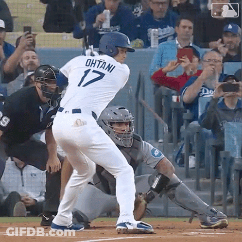 Ohtani Baseball Player Swinging GIF