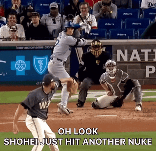 Ohtani Oh Look Shohei Just Hit GIF