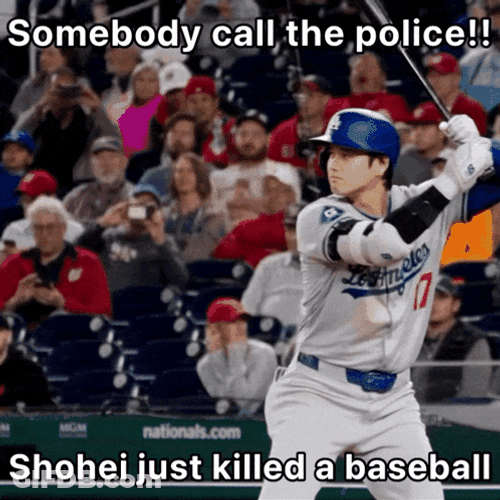 Ohtani Somebody Call The Police GIF