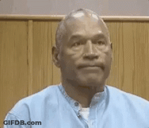 Oj Simpson Quick Side Eye GIF