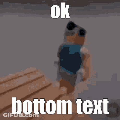 Ok Bottom Text Meme Falling Roblox Minecraft GIF