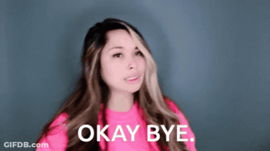 Ok Bye Wave Lalaine Dawn GIF