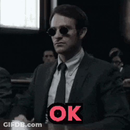 OK Daredevil GIF