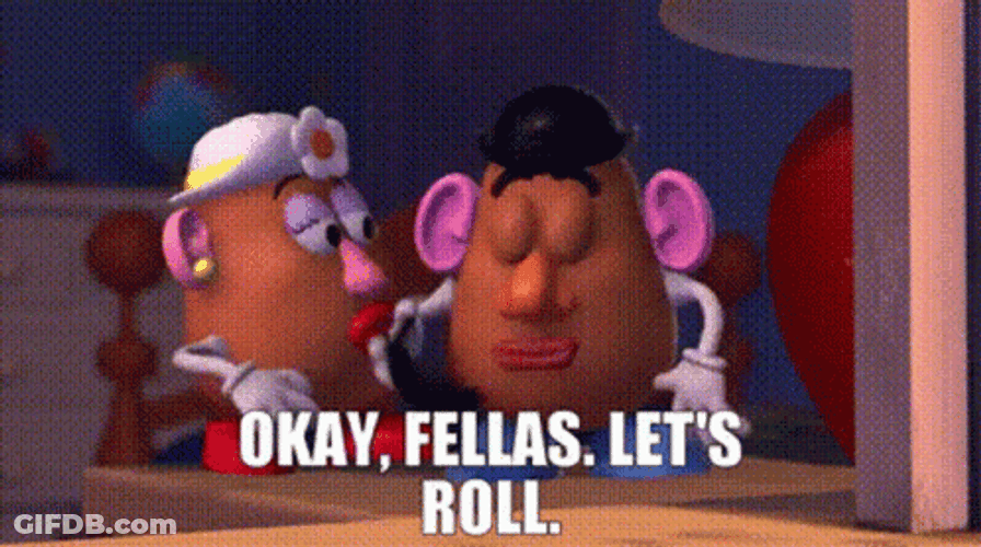 Ok Fellas Lets Roll GIF