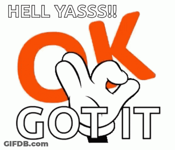Ok Got It Animated Hand Pose GIF