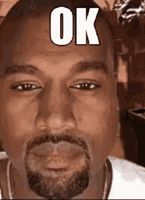 Ok Meme Kanye West Slight Surprise GIF