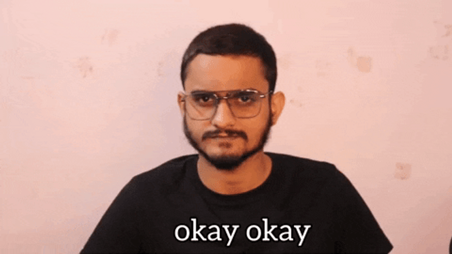 Ok Ok Aniket Mishra Shaking Head GIF