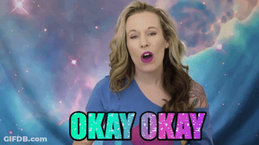 Ok Ok Calming Nice Lady GIF