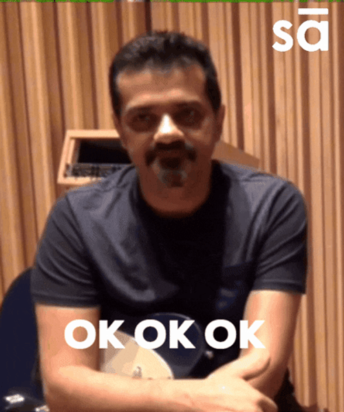 Ok Ok Indian Musician Nodding GIF